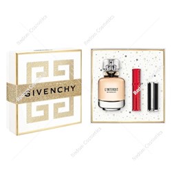 Givenchy L'Interdit woda perfumowana 50 ml maskara 4g pomadka