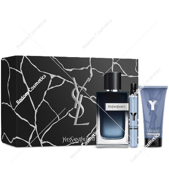 Yves Saint Lauren Y woda perfumowana dla mężczyzn 100 ml + woda perfumowana 10 ml + żel pod prysznic 50 ml