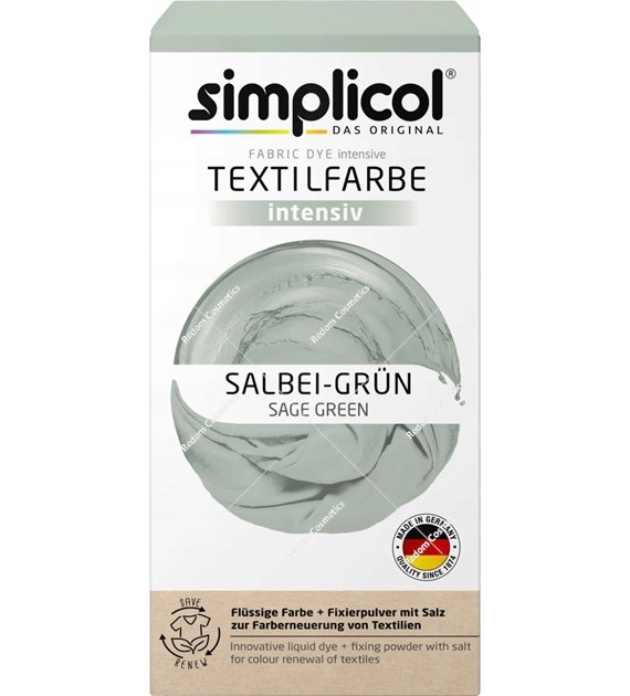 SIMPLICOL Barwnik do tkanin Zieleń szałwi 560 g