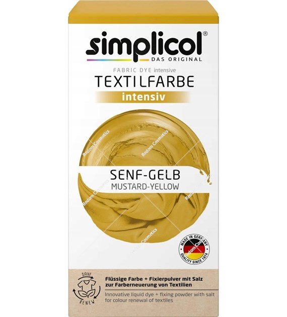 SIMPLICOL Barwnik do tkanin Musztardowy żółty 560 g