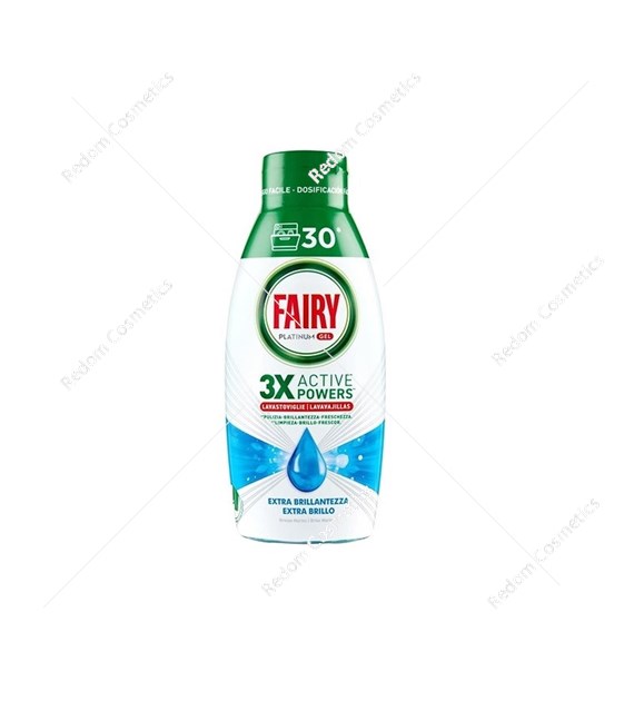 Fairy Platinum żel do zmywarki na 30 myć 600ml Marina