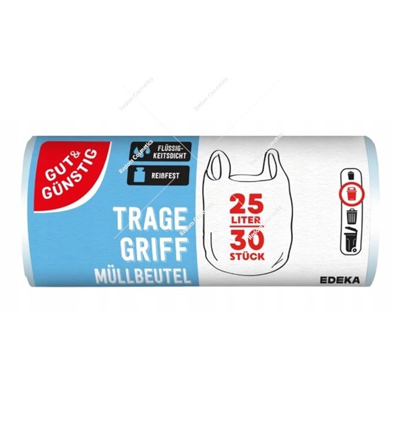 Gut&Gunstig worki na śmieci z uszami zawiązywane 25 litrów X 30 sztuk