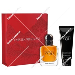 Armani Emporio Stronger with You Absolutely woda perfumowana dla mężczyzn 50 ml + żel pod prysznic 75 ml