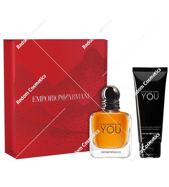 Armani Emporio Stronger with You Absolutely woda perfumowana dla mężczyzn 50 ml + żel pod prysznic 75 ml