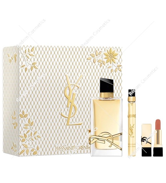 Yves Saint Laurent Libre woda perfumowana dla kobiet 90 ml + woda perfumowana 10 ml + pomadka 1,3 g