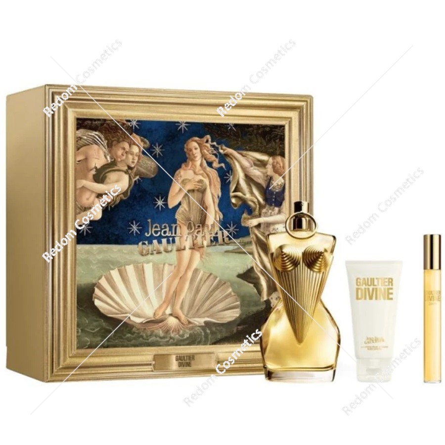 Jean Paul Gaultier Divine woda perfumowana dla kobiet 100 ml + woda perfumowana 10 ml + balsam do ciała 75 ml