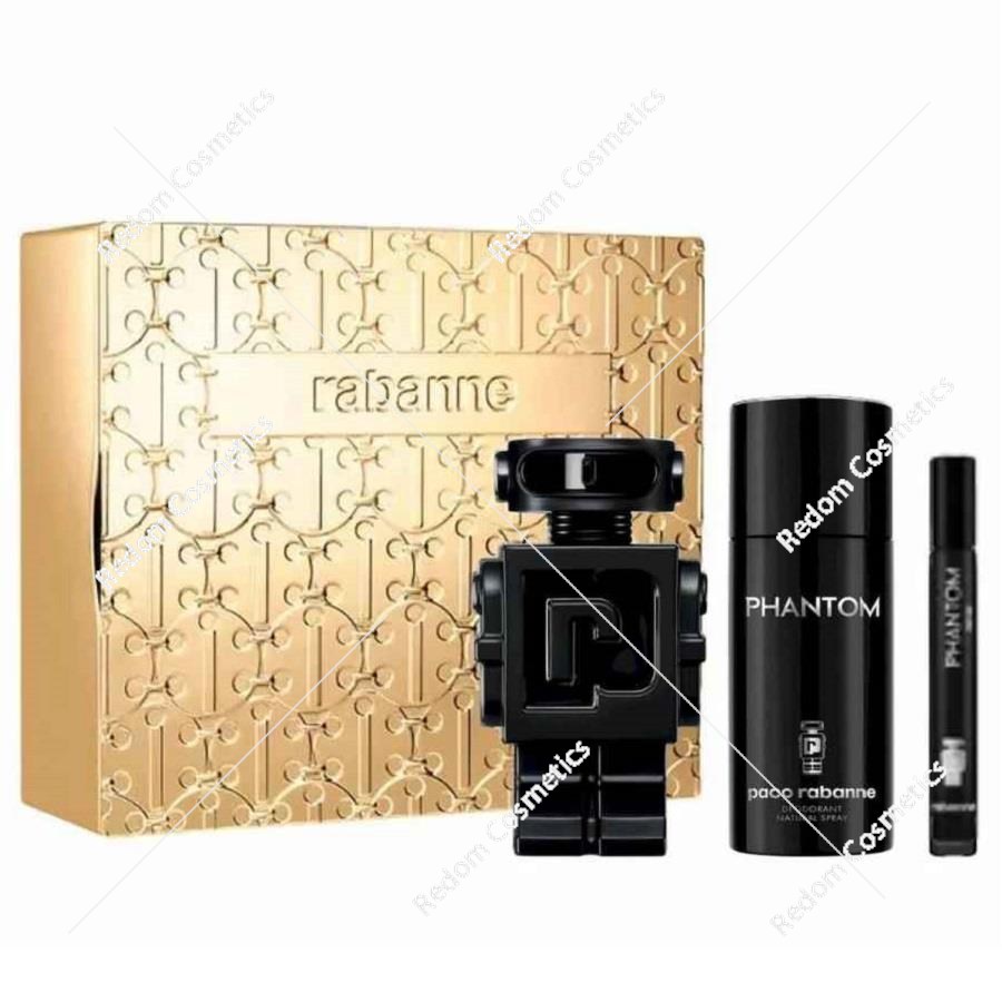 Paco Rabanne Phantom Parfum dla mężczyzn 100 ml + mini Parfum 10 ml + dezodorant 150 ml