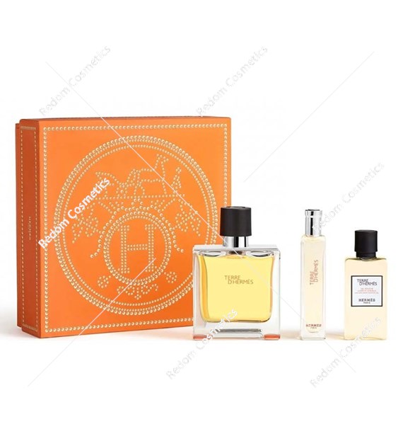 Hermes Terre D Hermes Parfum dla mężczyzn 75 ml + woda perfumowana 15 ml + woda po goleniu 40 ml
