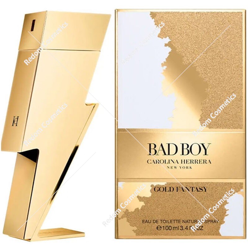 Carolina Herrera Bad Boy Gold Fantasy woda toaletowa dla mężczyzn 100 ml