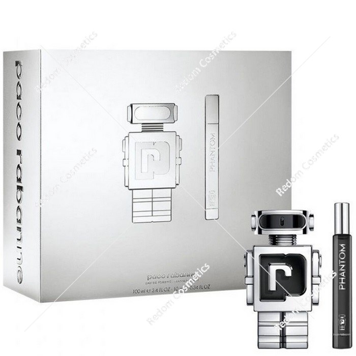 Paco Rabanne Phantom woda toaletowa dla mężczyzn 100 ml + woda toaletowa 10 ml