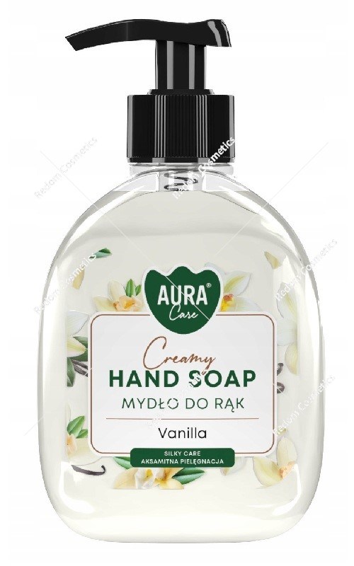 BISPOL Aura Care mydło w płynie z dozownikiem 300 ml Wanilia