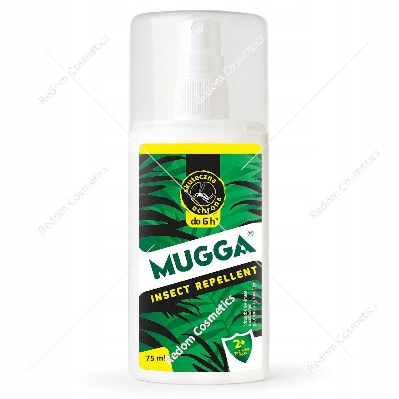 Mugga Spray 9,5% DEET preparat przeciw insektom 75 ml