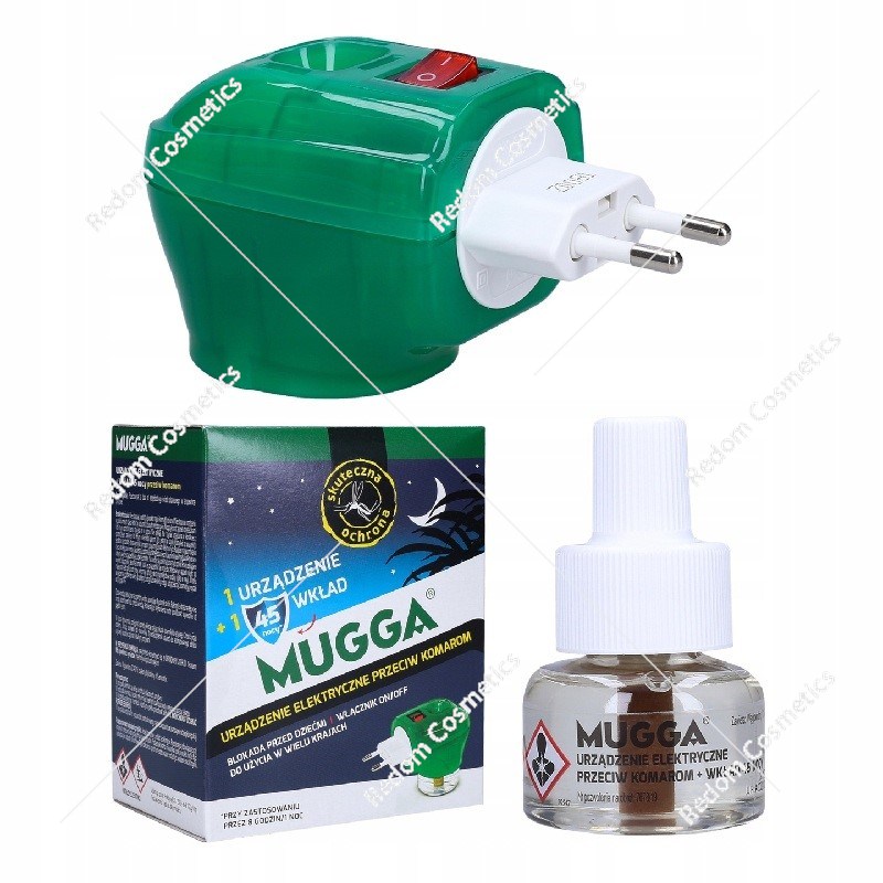 Mugga elektro urządzenie + wkład 45 nocy 35 ml