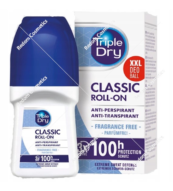 Triple Dry antyperspirant roll-on 50 ml