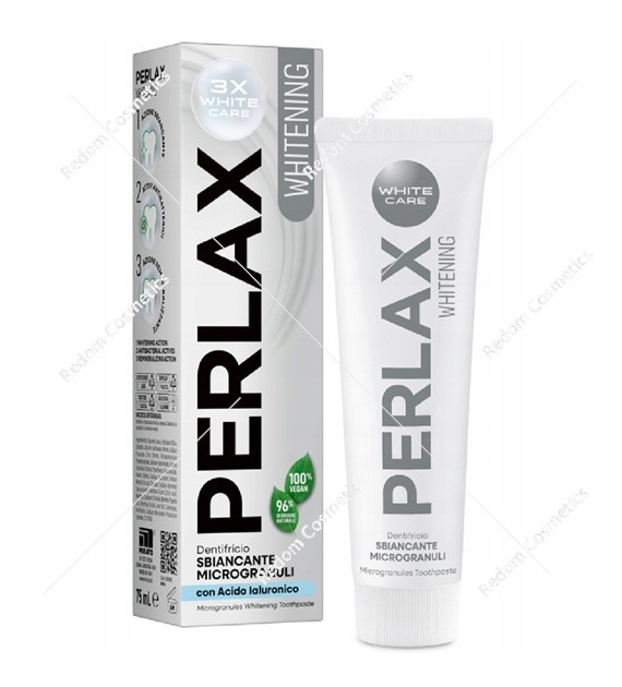 Perlax Whitening pasta do zębów skuteczne wybielanie i ochrona szkliwa 75ml