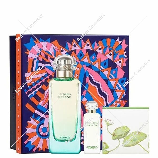 Hermes Un Jardin Sur Le Nil woda toaletowa 100 ml + woda toaletowa 7,5 ml + mydło 50g