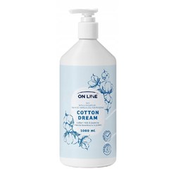 On Line żel pod prysznic & płyn do kąpieli COTTON DREAM bawełna & jaśmin 1L