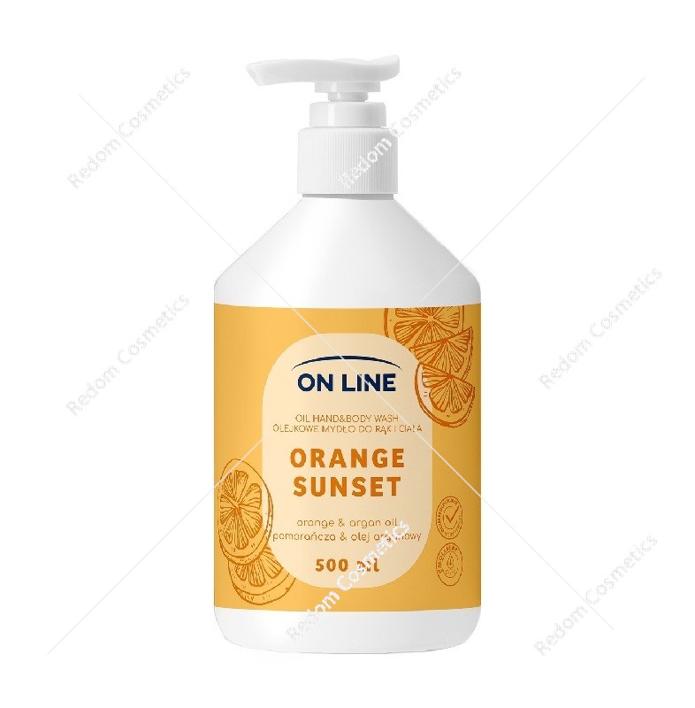 ON LINE Olejkowe mydło 2w1 Orange Sunset 500 ml