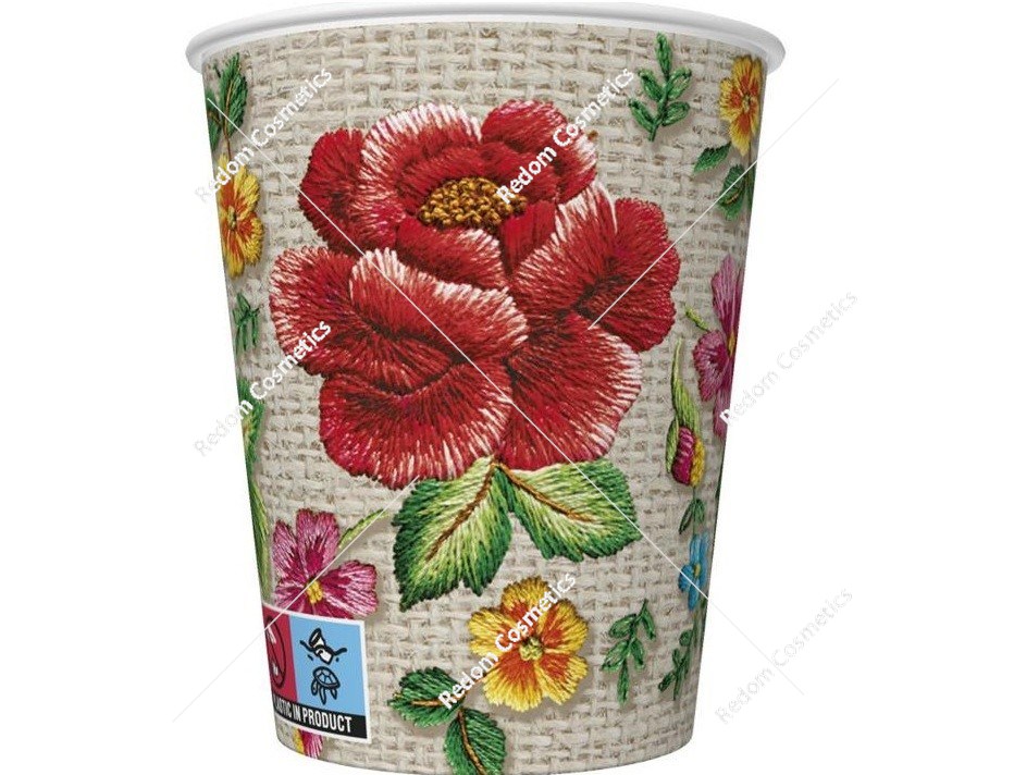 Pol-Mak kubeczki jednorazowe Folk on Beige KM01_OG_056801