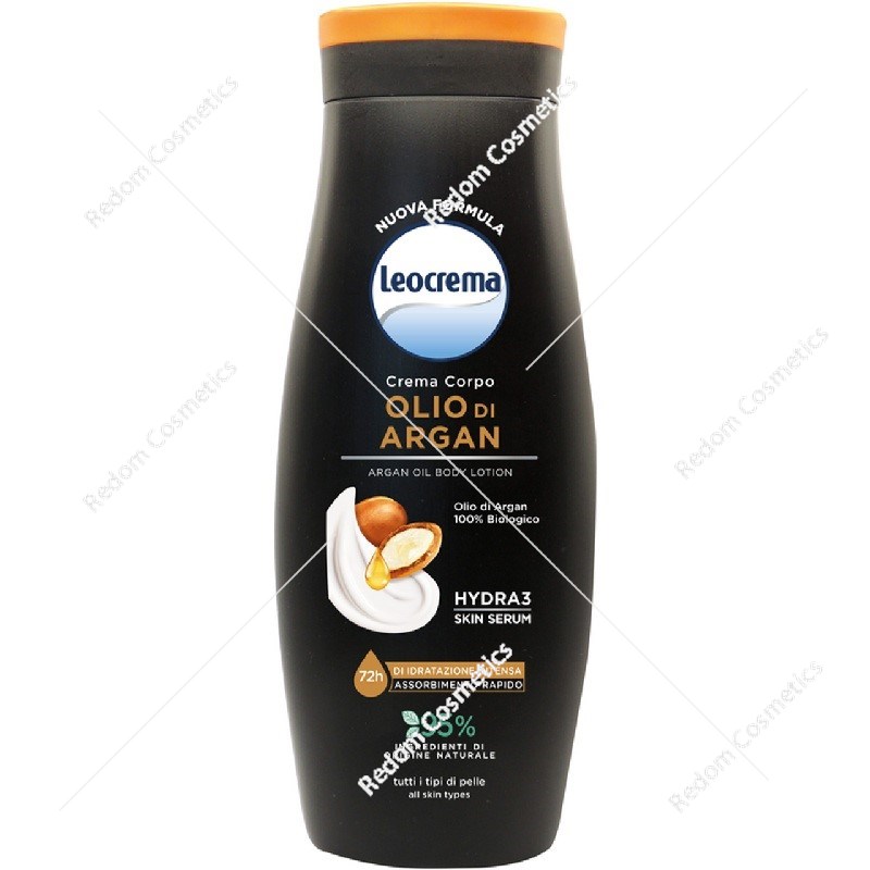 Leocrema Krem do ciała nawilżający z olejkiem Arganowym 400 ml
