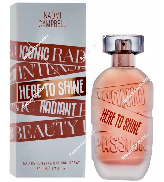 Naomi Campbell Here To Shine woda toaletowa dla kobiet 50 ml