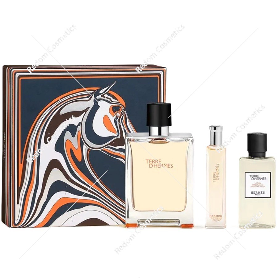 Hermes Terre D'Hermes woda toaletowa dla mężczyzn 100 ml + woda toaletowa 15 ml + woda po goleniu 40 ml