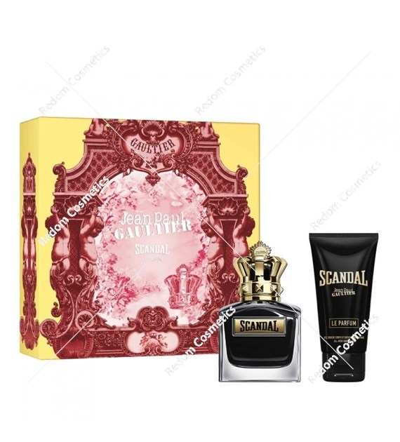 Jean Paul Gaultier Scandal Le Parfum woda perfumowana zestaw dla mężczyzn 100 ml + żel pod prysznic 75 ml