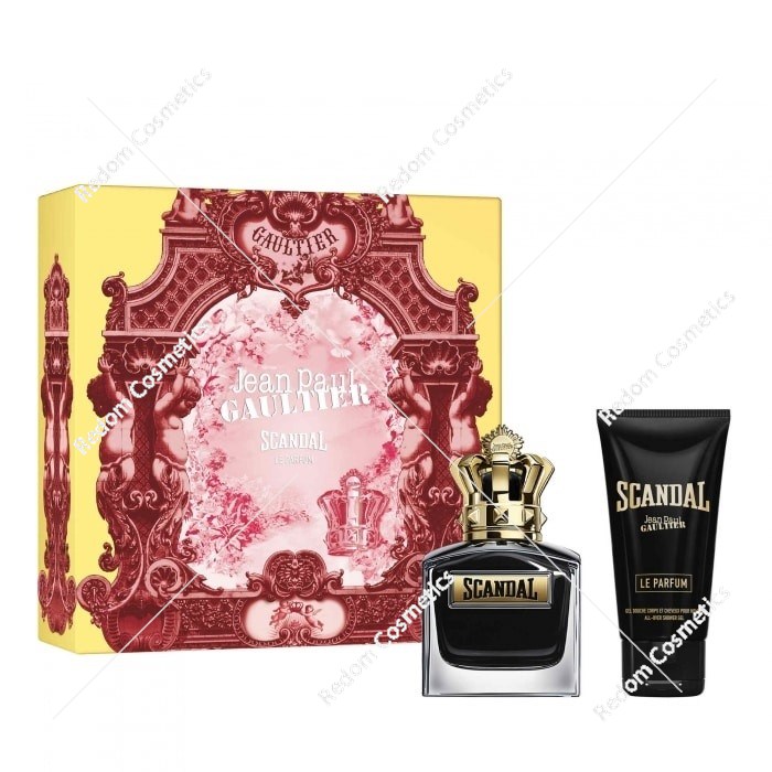 Jean Paul Gaultier Scandal Le Parfum woda perfumowana zestaw dla mężczyzn 100 ml + żel pod prysznic 75 ml