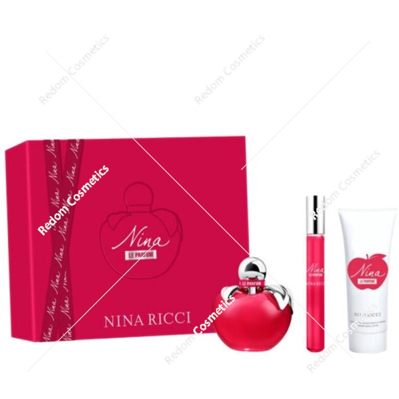 Nina Ricci Le Parfum woda perfumowana zestaw dla kobiet 50 ml + woda perfumowana roll-on 10 ml + balsam do ciała 75 ml