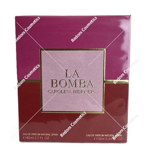 Carolina Herrera La Bomba woda perfumowana dla kobiet 80 ml + woda perfumowana 10 ml