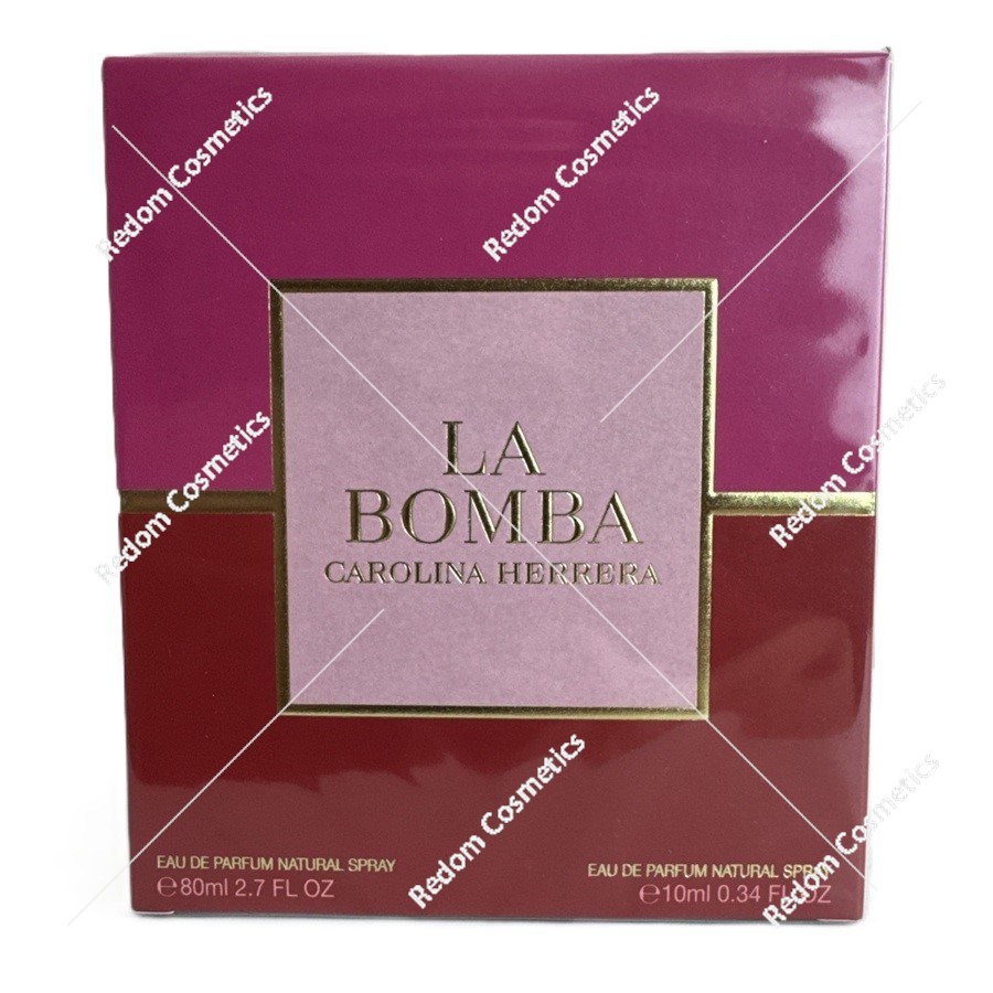 Carolina Herrera La Bomba woda perfumowana dla kobiet 80 ml + woda perfumowana 10 ml