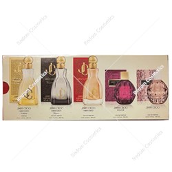 Jimmy Choo zestaw miniaturek dla kobiet 5 x 4,5 ml