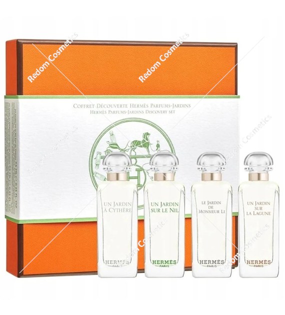 Hermes Un Jardin Collection zestaw miniaturek 4 x 7.5ml
