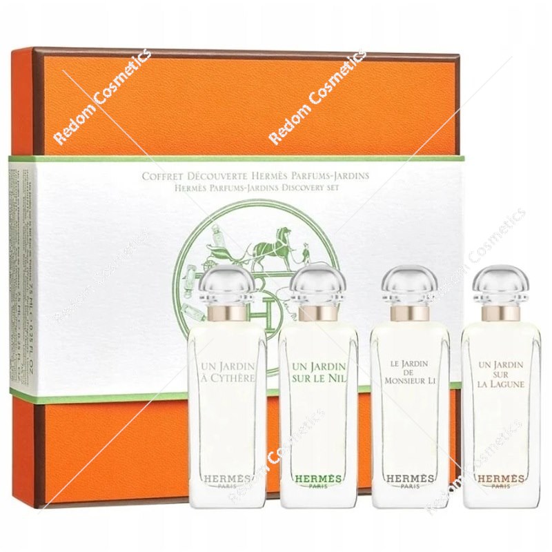 Hermes Un Jardin Collection zestaw miniaturek 4 x 7.5ml
