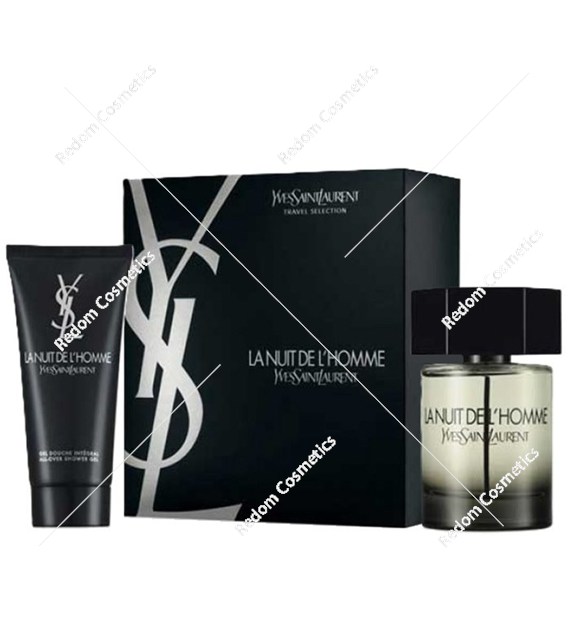 Yves Saint Laurent La nuit de L'Homme woda toaletowa dla mężczyzn 100 ml + żel pod prysznic 50 ml