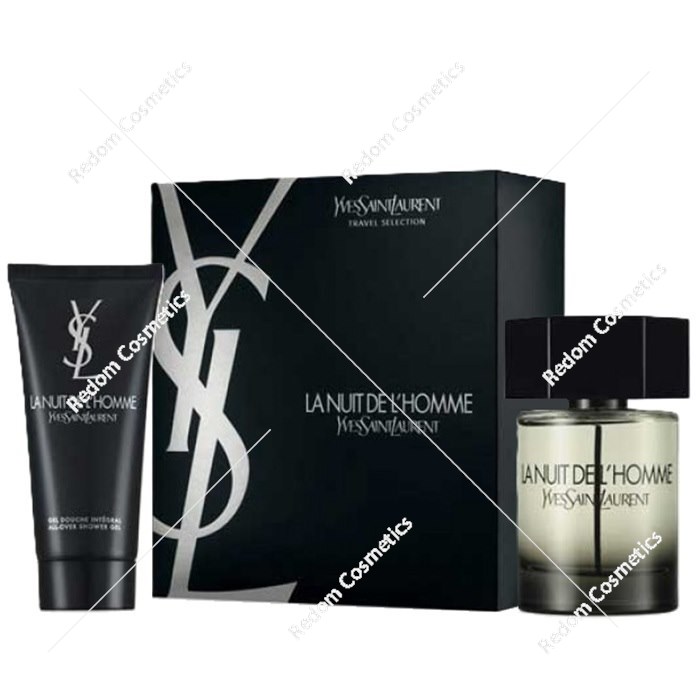 Yves Saint Laurent La nuit de L'Homme woda toaletowa dla mężczyzn 100 ml + żel pod prysznic 50 ml