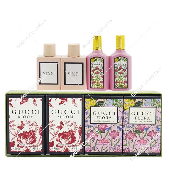 Gucci Flora Gorgeous Gardenia & Bloom zestaw miniaturek 20 ml (4 X 5 ml)