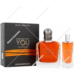 Giorgio Armani Emporio Stronger with You Intensely woda perfumowana dla mężczyzn 100 ml + woda perfumowana 15 ml