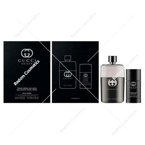 Gucci Guilty woda toaletowa dla mężczyzn 90 ml + dezodorant w sztyfcie 75ml