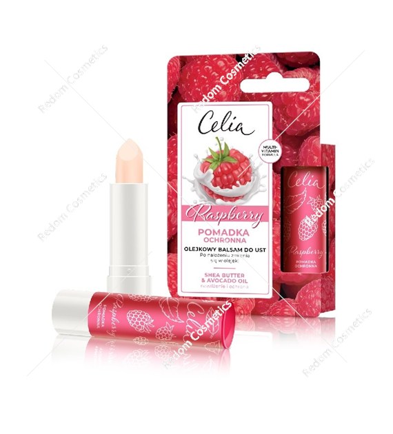 Celia Olejkowy balsam do ust Malina