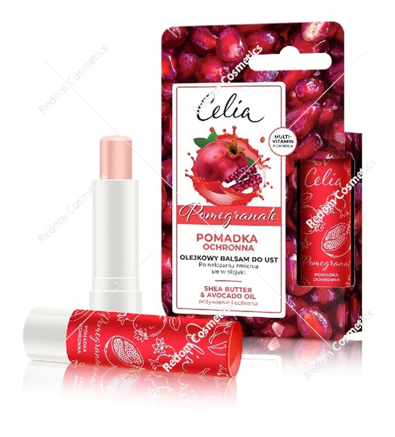 Celia Olejkowy balsam do ust Pomegranate