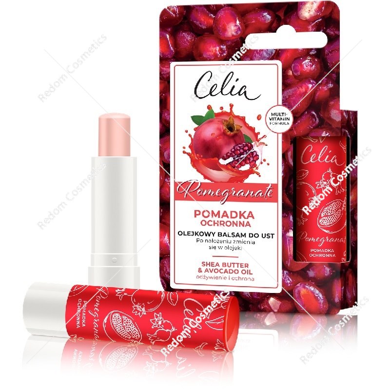 Celia Olejkowy balsam do ust Pomegranate