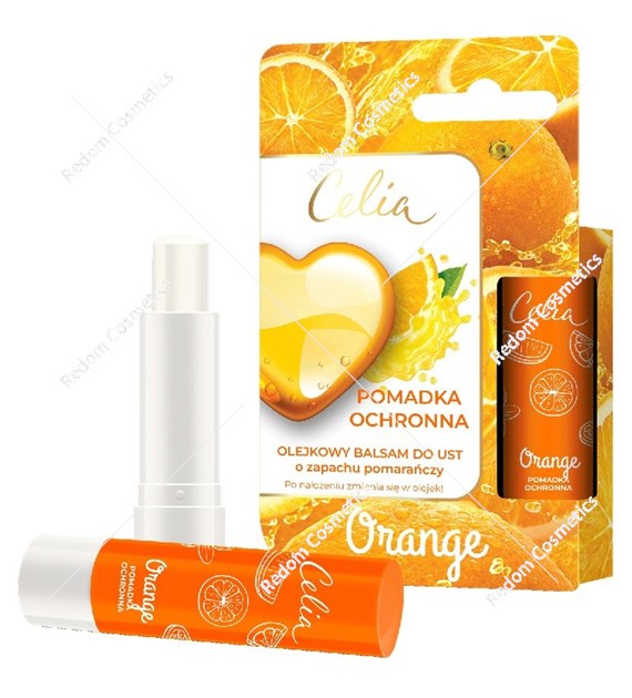 Celia Olejkowy balsam do ust Pomarańcza
