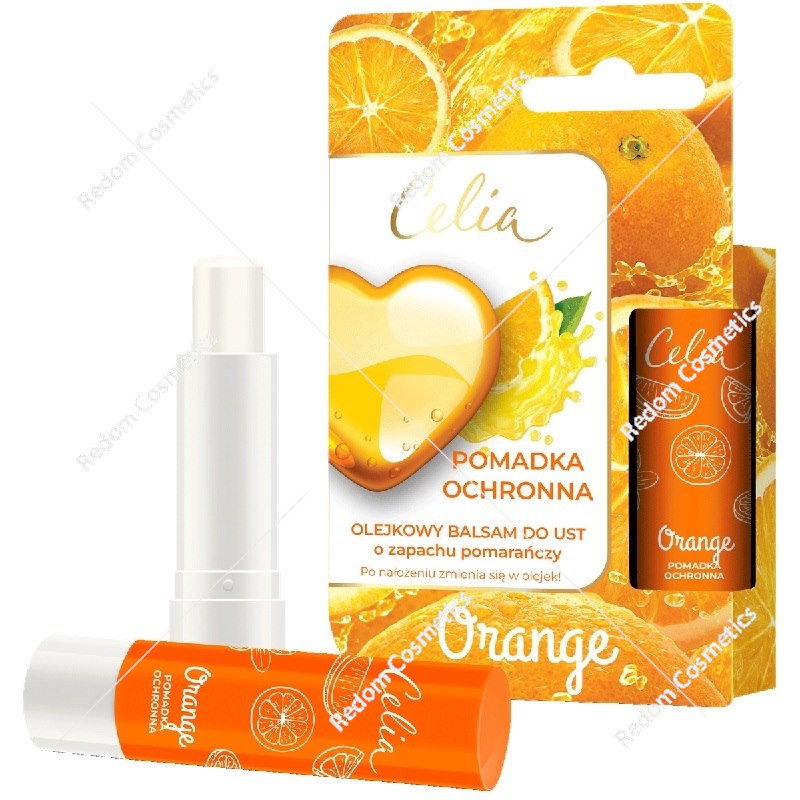 Celia Olejkowy balsam do ust Pomarańcza