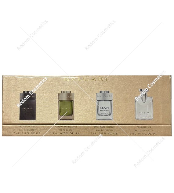 Bvlgari zestaw miniaturek dla mężczyzn 4 X 5 ml
