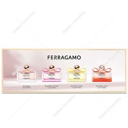 Salvatore Ferragamo Ladies Mini Set dla kobiet 4 x 5 ml
