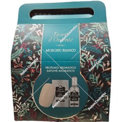 Tesori d’Oriente Muschio Bianco zestaw perfum + mydło w kostce