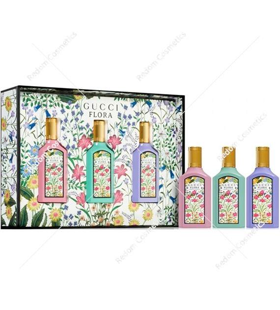 Gucci Flora Gorgeous Trio zestaw dla kobiet 3 X 30 ml