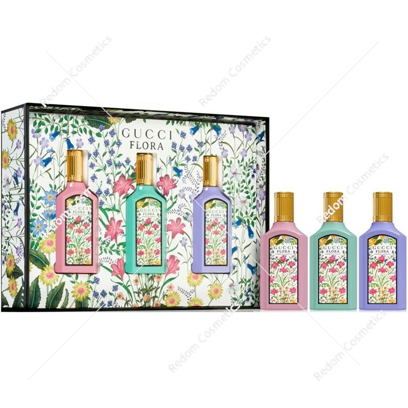 Gucci Flora Gorgeous Trio zestaw dla kobiet 3 X 30 ml