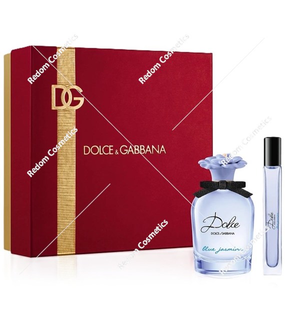 Dolce & Gabbana Dolce Blue Jasmine woda perfumowana dla kobiet 75 ml + woda perfumowana 10  ml